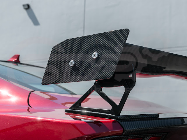 2024-UP FORD MUSTANG S650 COUPE | APR STYLE CARBON FIBER REAR HIGH WING SPOILER
